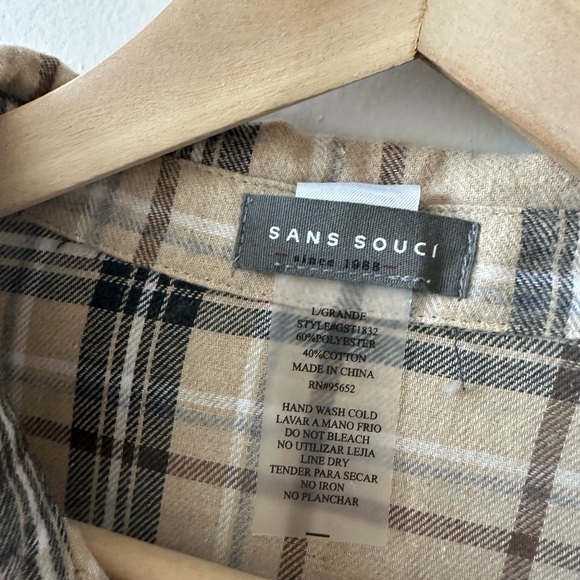Sans Souci Flannel Shirt - Picture 3 of 3